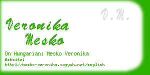 veronika mesko business card